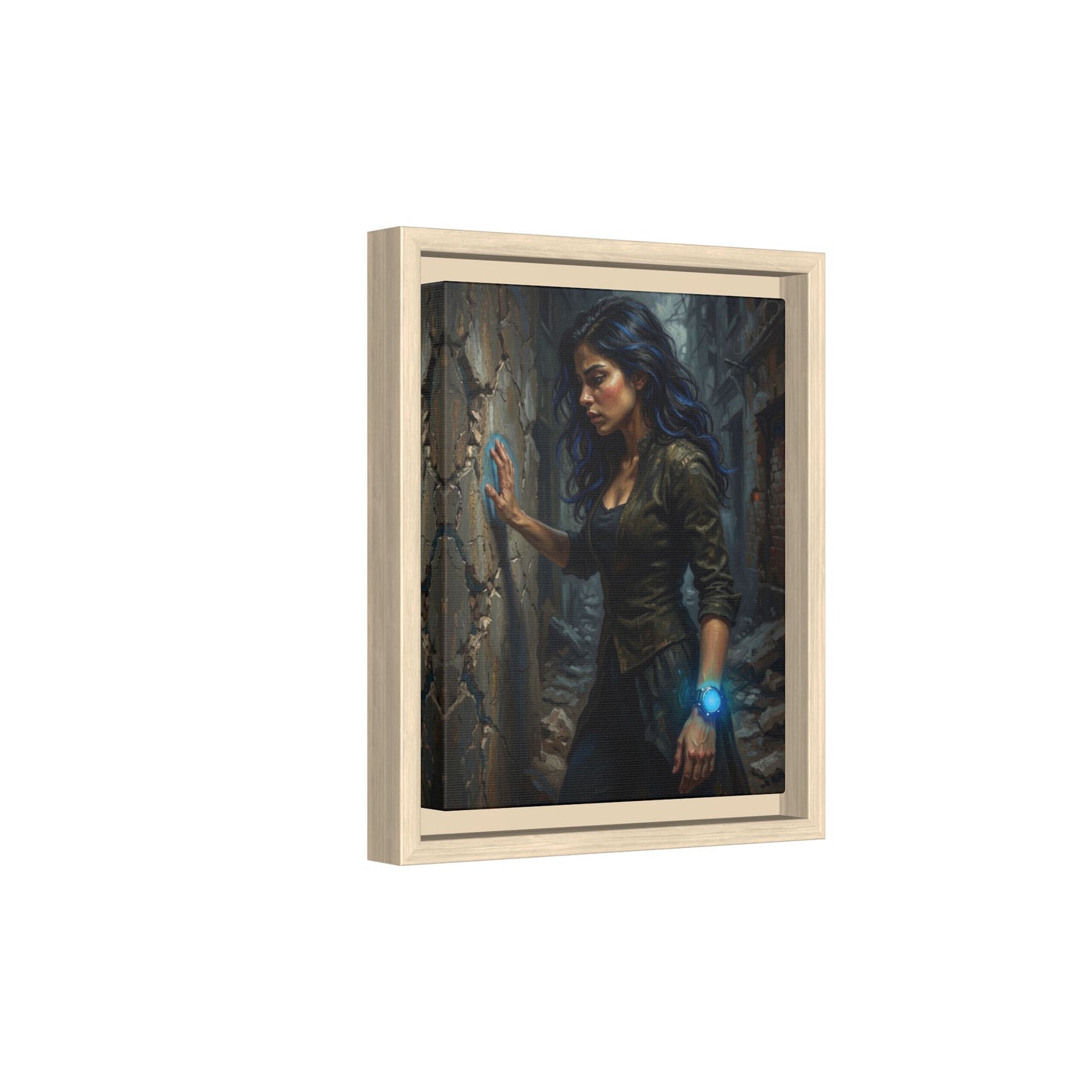 Reality 2256 – Echoes In The Stone | Framed Canvas