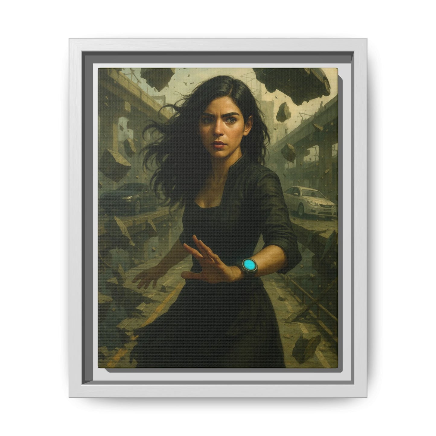 Reality 2256: The Fracture – Framed Canvas