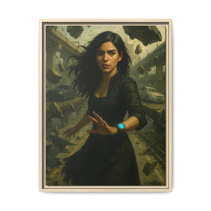 Reality 2256: The Fracture – Framed Canvas