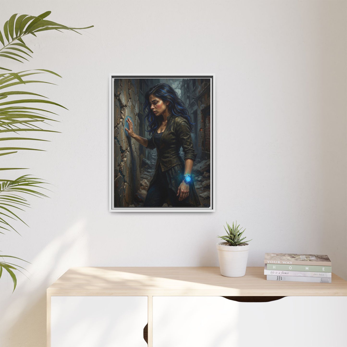 Reality 2256 – Echoes In The Stone | Framed Canvas