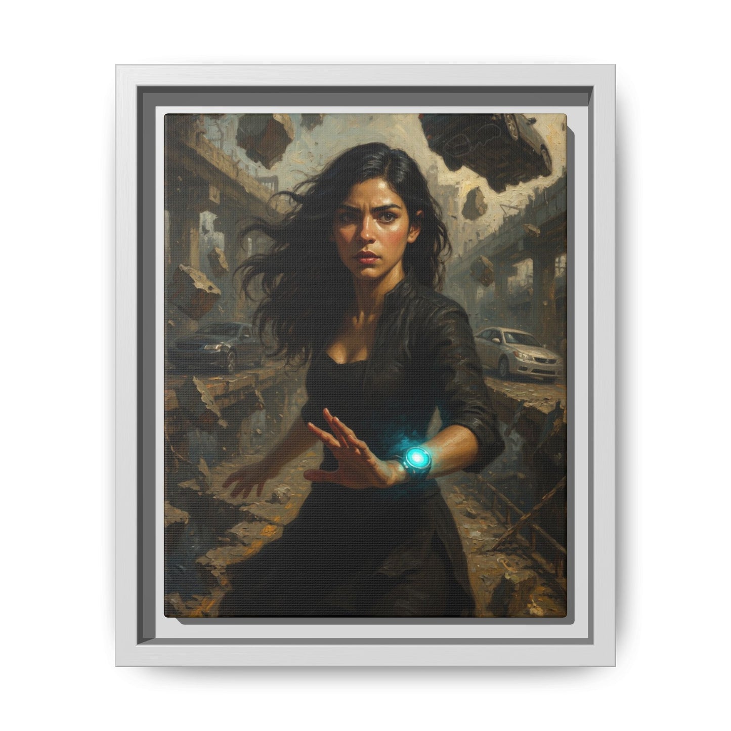 Reality 2256 – The Fracture | Framed Canvas