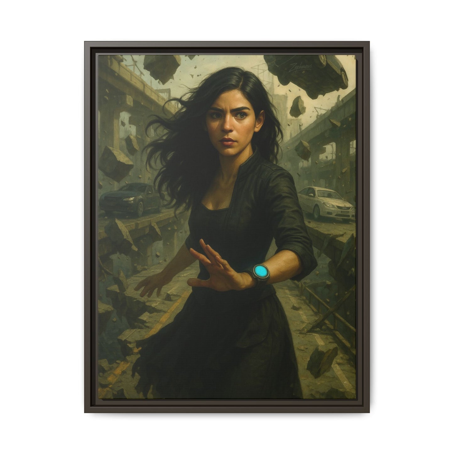 Reality 2256: The Fracture – Framed Canvas