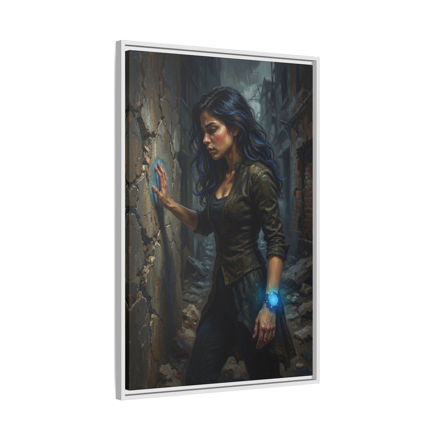 Reality 2256 – Echoes In The Stone | Framed Canvas