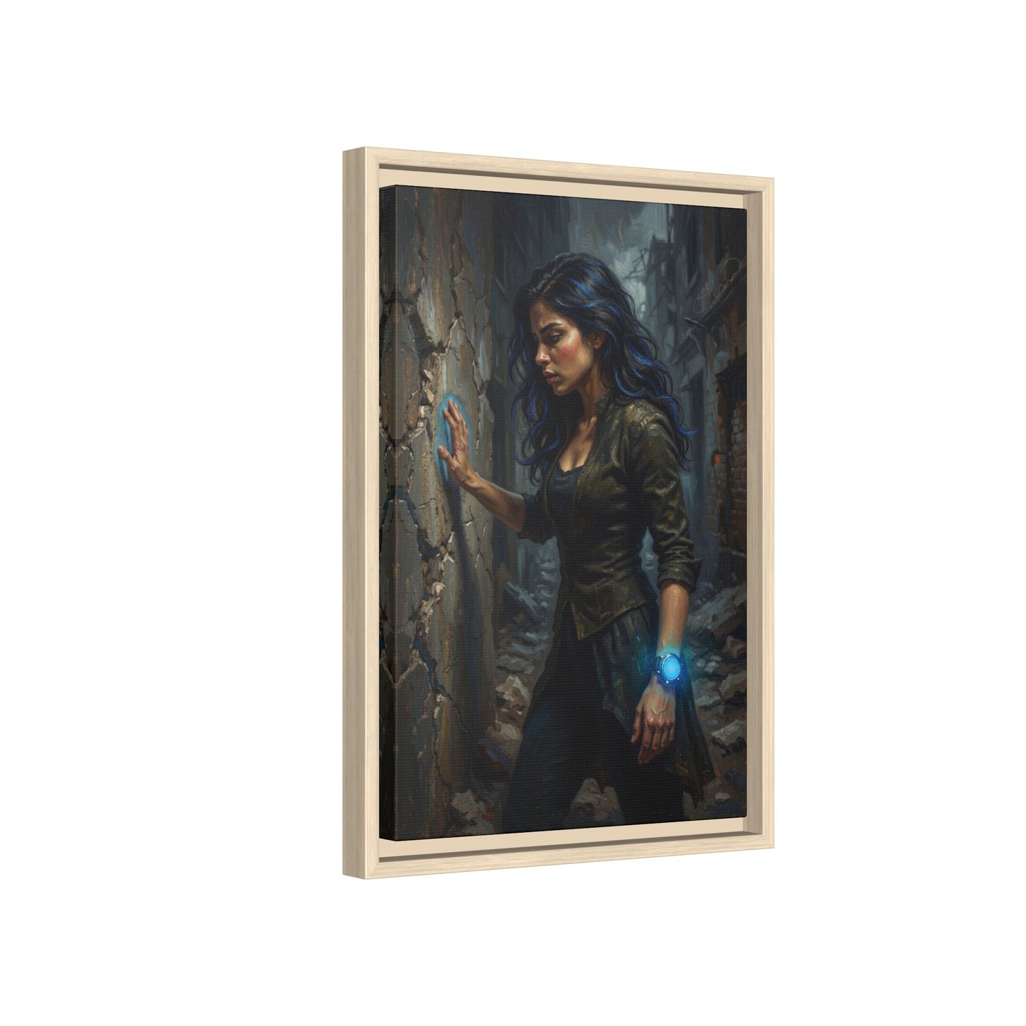 Reality 2256 – Echoes In The Stone | Framed Canvas
